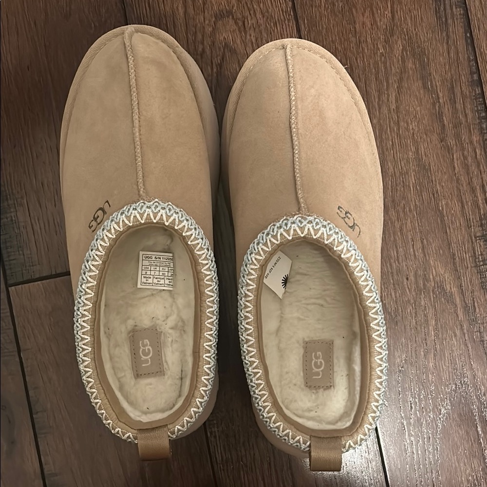 UGG Tan Suede Slippers